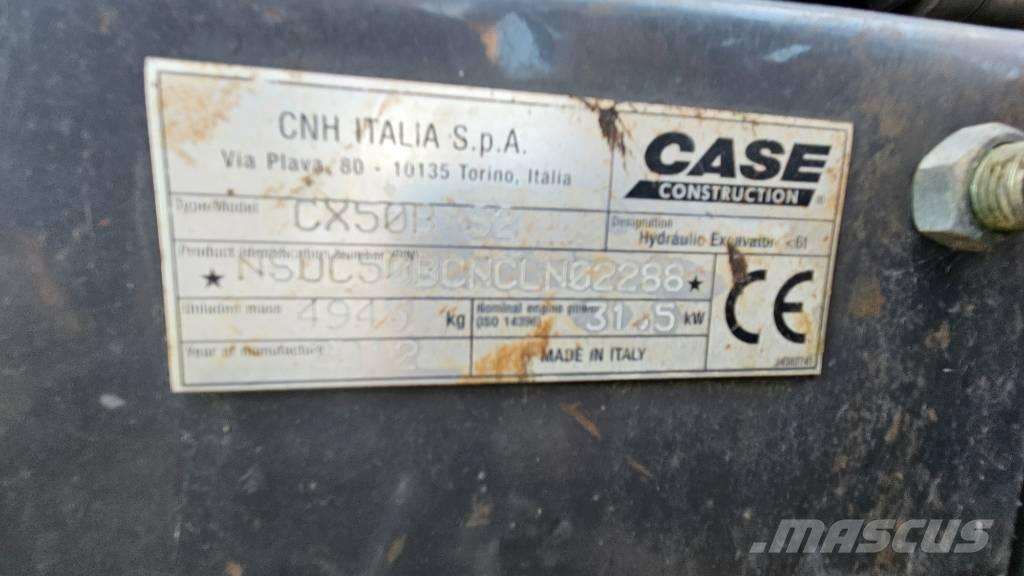CASE CX50B Minikaivukoneet < 7t