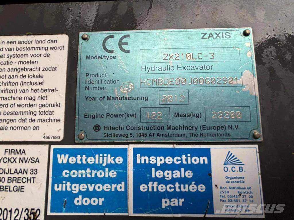 Hitachi ZX210LC-3 Telakaivukoneet