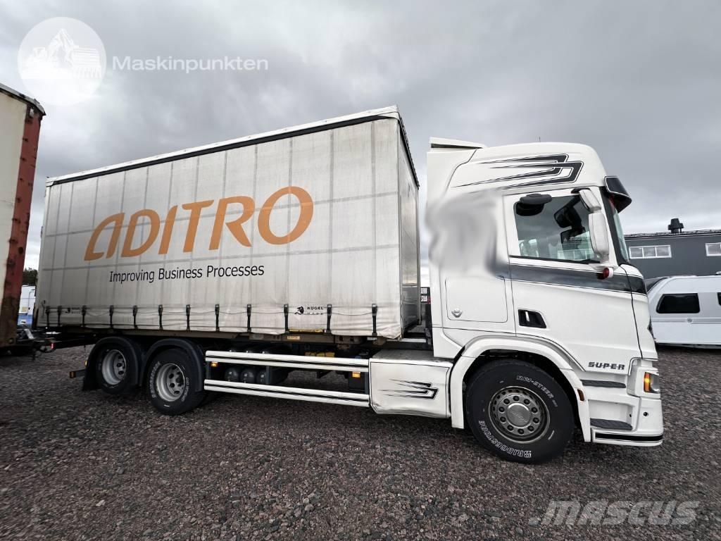 Scania R 580 Kontti-/tasonostoautot