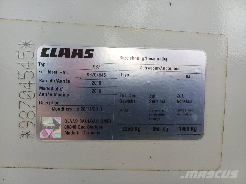 CLAAS Liner 2800 Karhottimet
