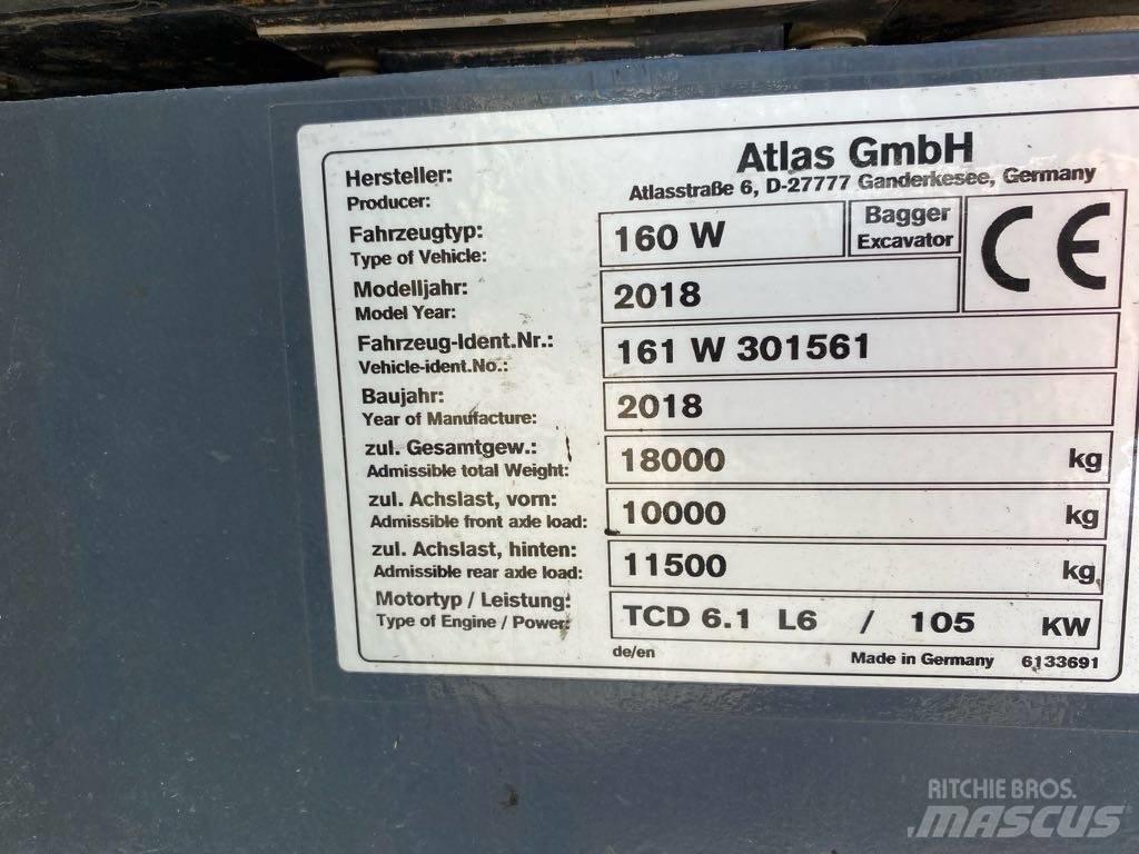  Altas 160 W Pyöräkaivukoneet