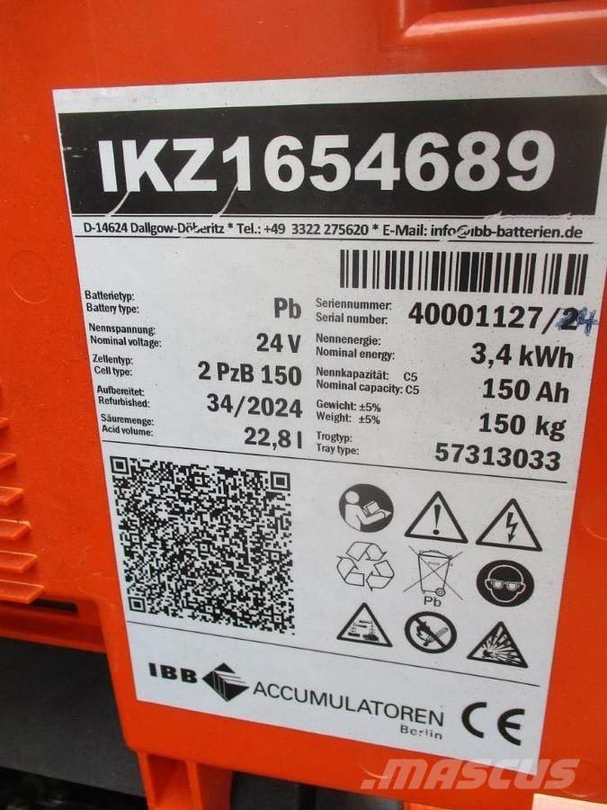 BT SWE 080L Käyden ajettavat pinoamistrukit