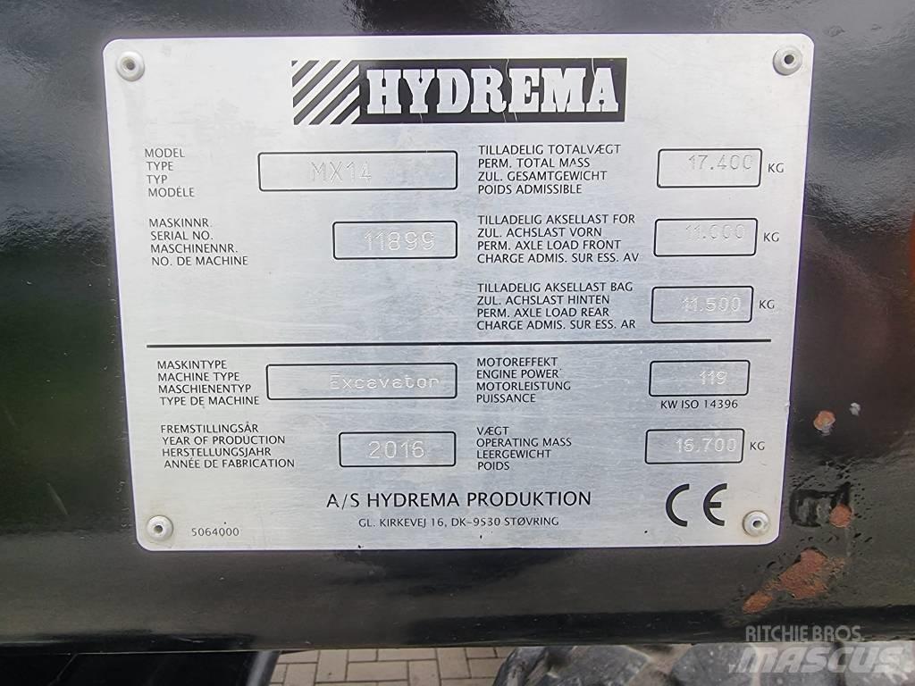 Hydrema MX 14 Pyöräkaivukoneet