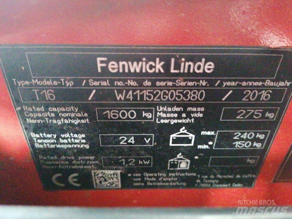 Linde T16 Lavansiirtotrukit