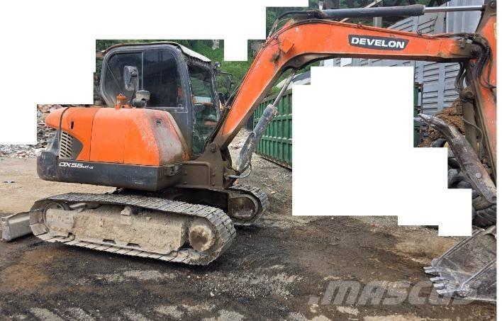 Doosan DX55 Minikaivukoneet < 7t