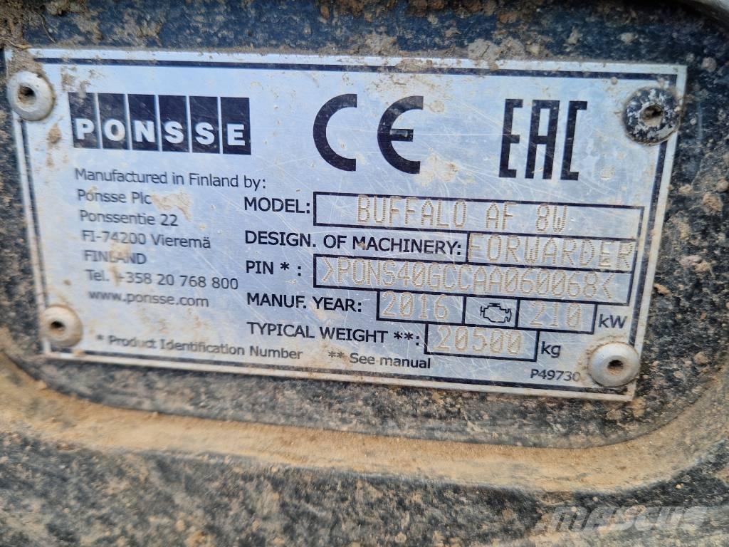 Ponsse Baffalo AF Harvesterit