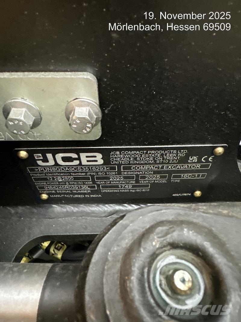 JCB 16C-1 Minikaivukoneet < 7t
