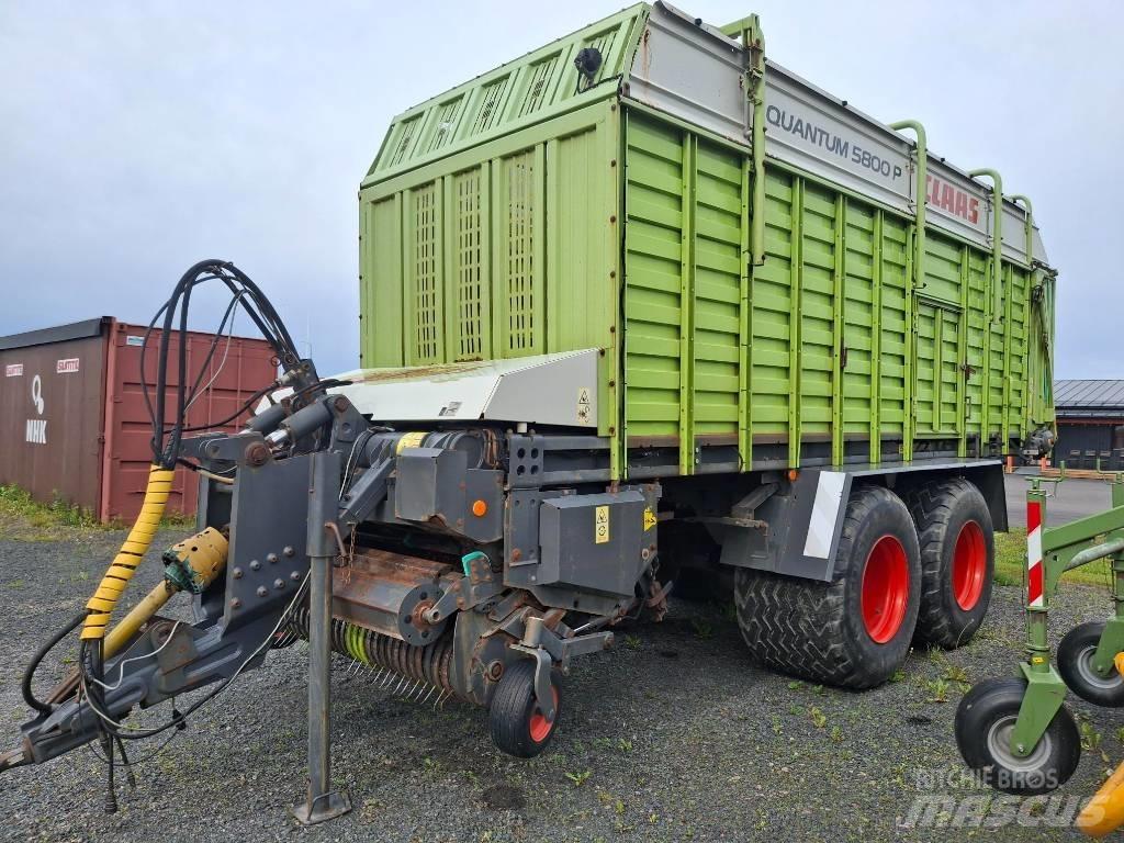 CLAAS Quantum 5800 P Keräävät noukinvaunut ja silppurivaunut