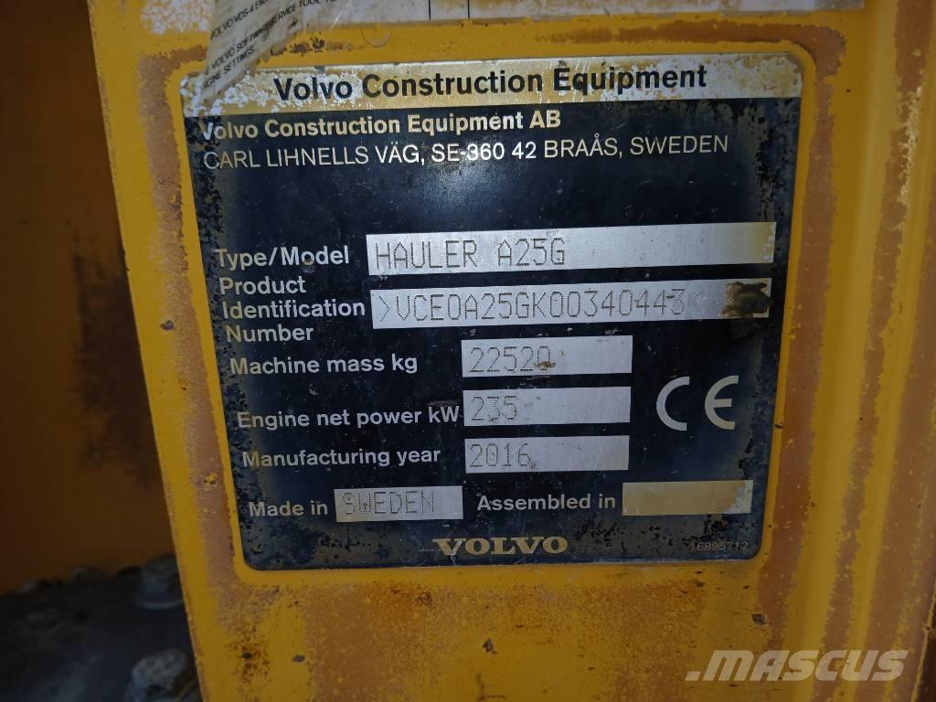 Volvo A 25 G Dumpperit