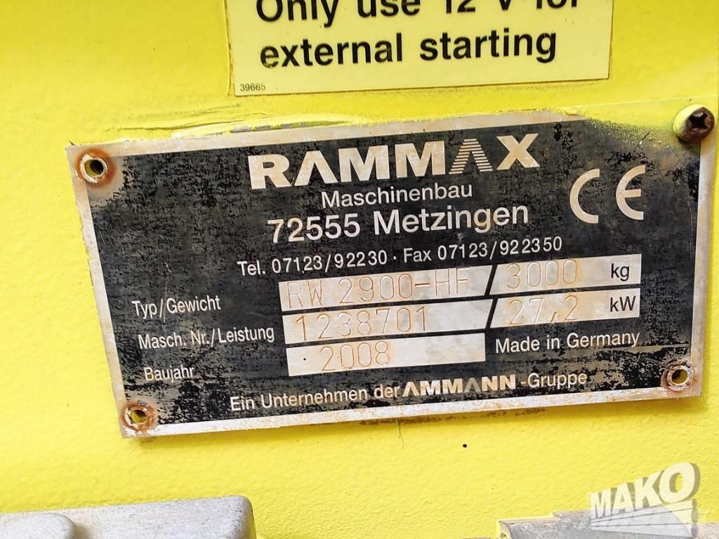 Rammax RW 2900 Tandemjyrät