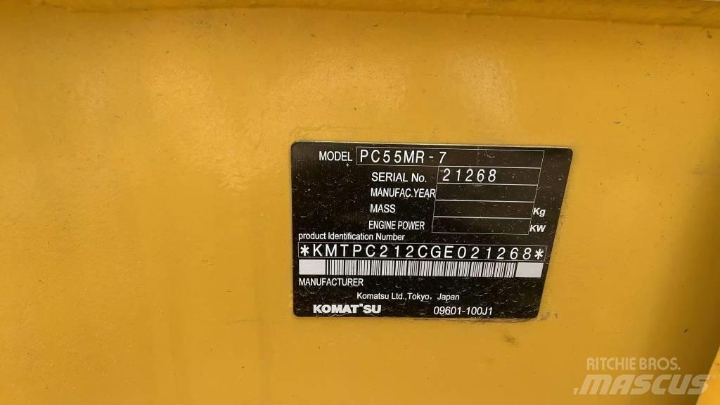 Komatsu PC 55 Telakaivukoneet