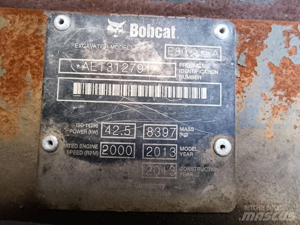 Bobcat E 80 EA Midikaivukoneet 7t - 12t