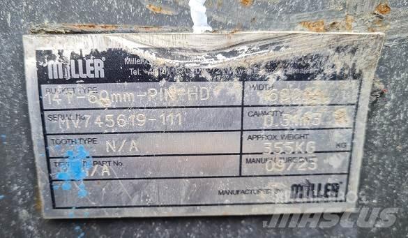  2' BUCKET, 60mm PINS Kauhat
