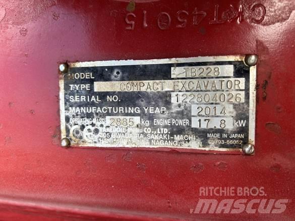 Takeuchi TB228 Muut koneet