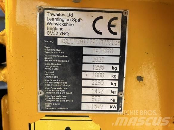 Thwaites MACH 201 Muut koneet