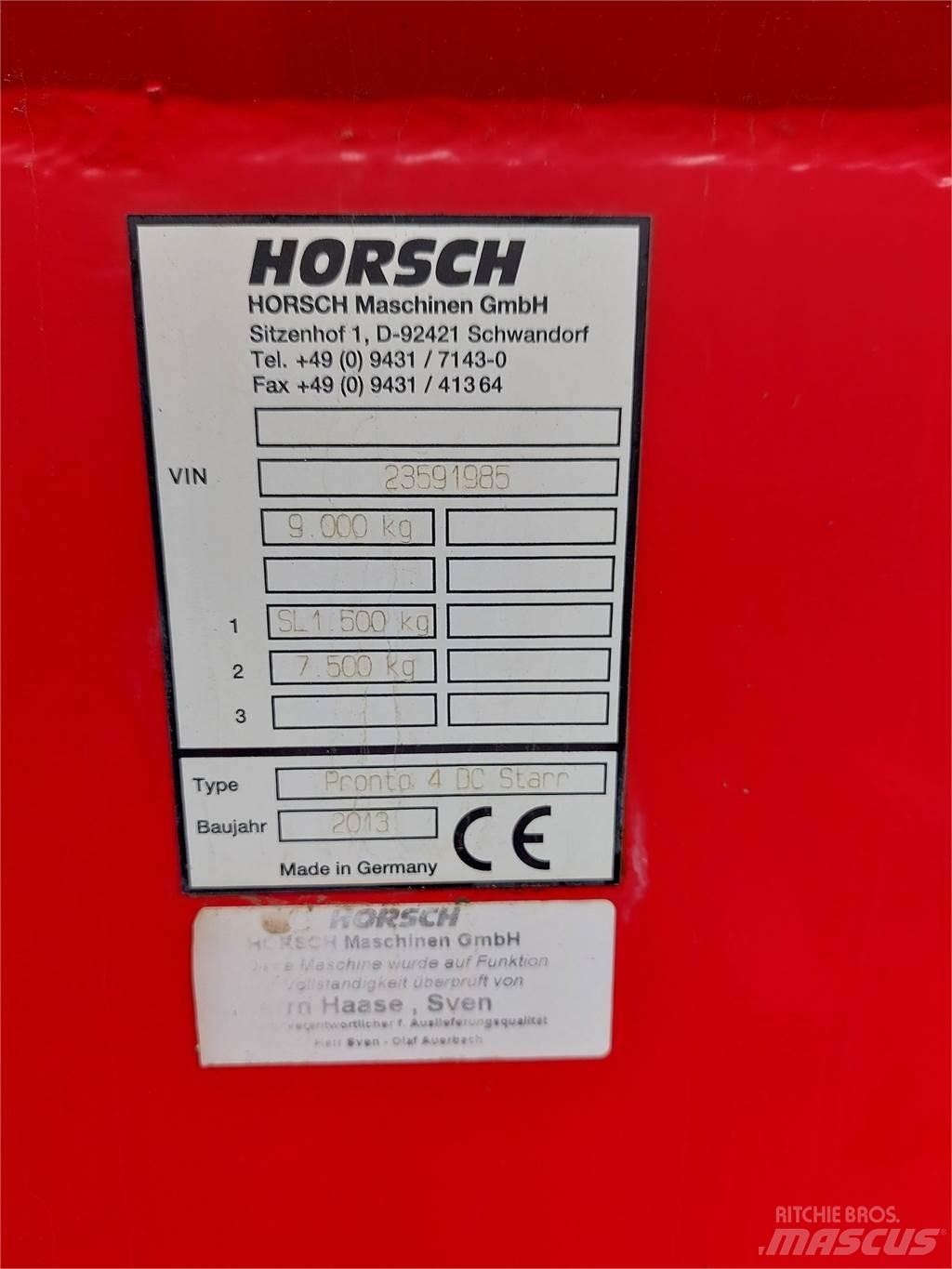 Horsch Pronto 4DC Muut maanmuokkauskoneet ja lisävarusteet