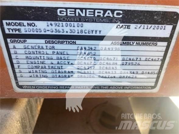 Generac SD050 Kaasugeneraattorit