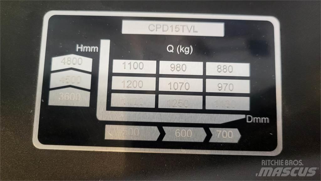  CPD15TVL T4800 Sähkötrukit