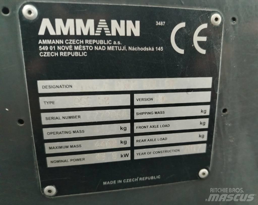 Ammann ASC 50 Yksivalssijyrät