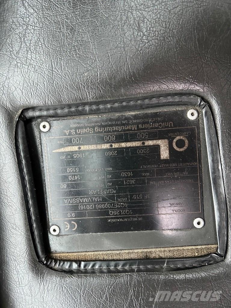 UniCarriers L25Q Sähkötrukit