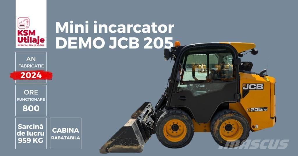 JCB 205 Liukuohjatut kuormaajat
