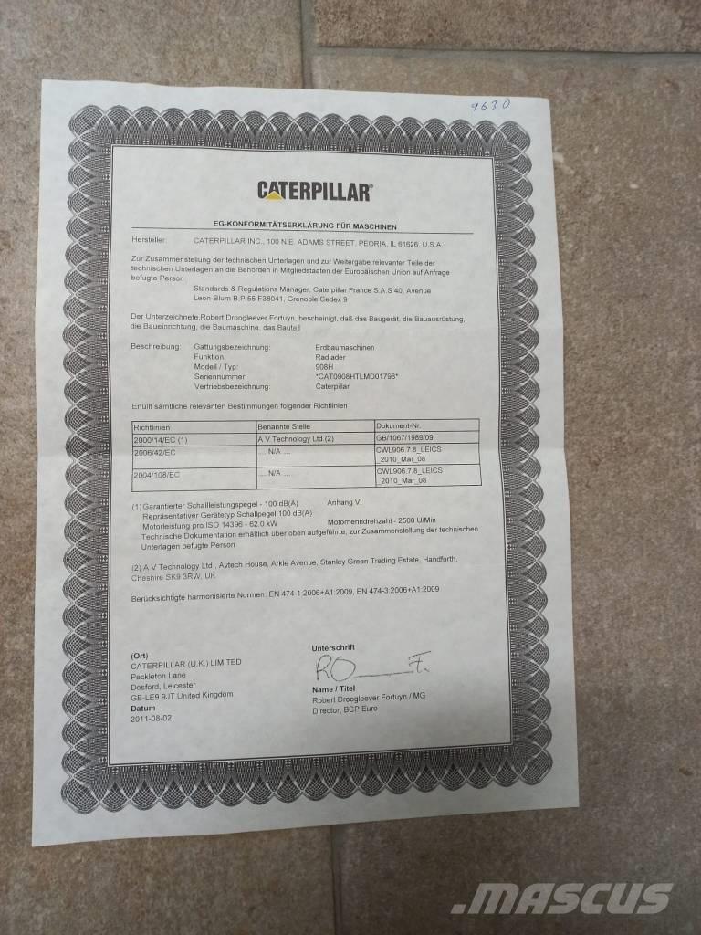 CAT 908 H Pyöräkuormaajat