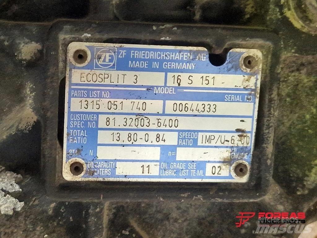 ZF ECOSPLIT 16S - 151 Vaihteistot