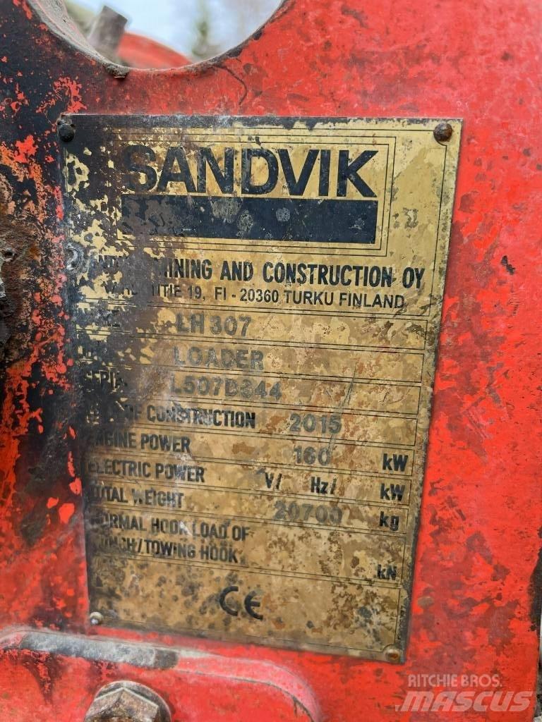 Sandvik LH 307 Maanalaiset lastauskoneet