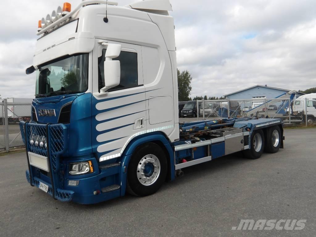 Scania R580 6x2 Koukkulava kuorma-autot