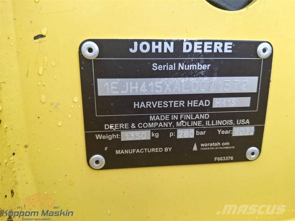 John Deere H415hd Hakkuupäät