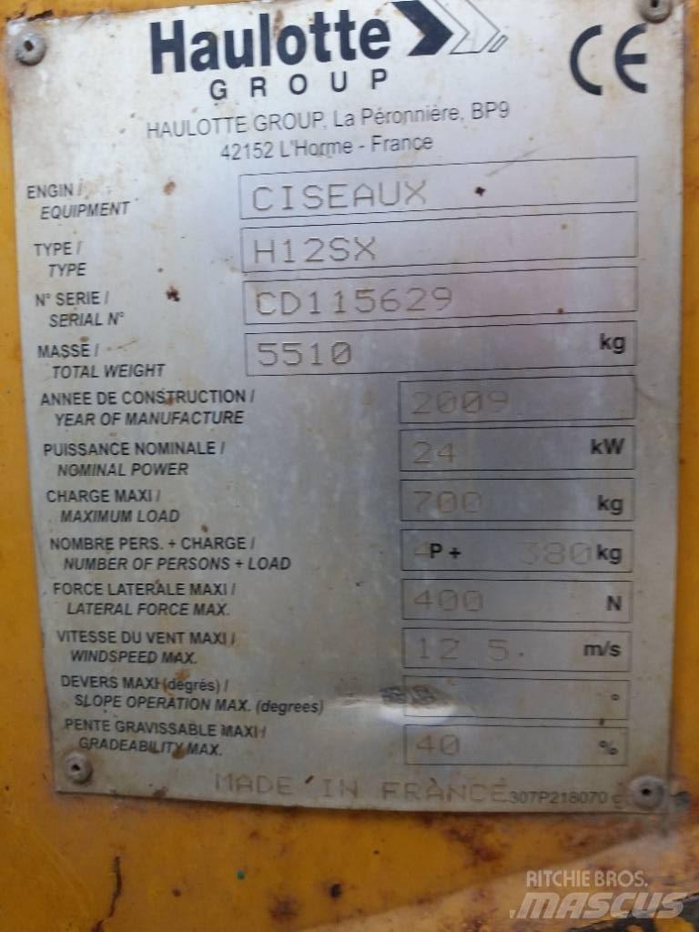 Haulotte H 12 SX Saksilavat