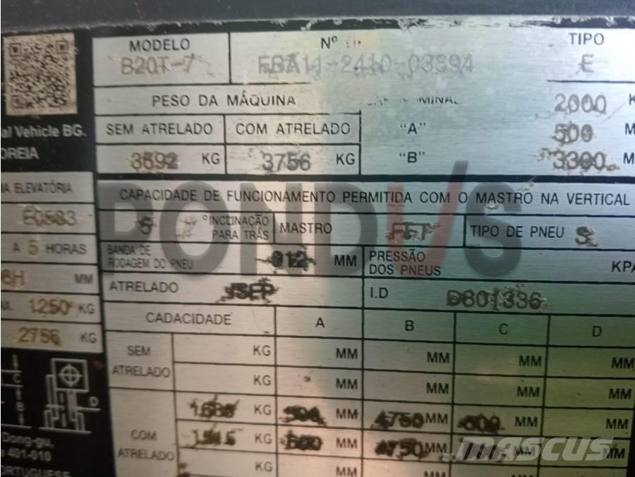 Doosan B 20 T-7 Sähkötrukit