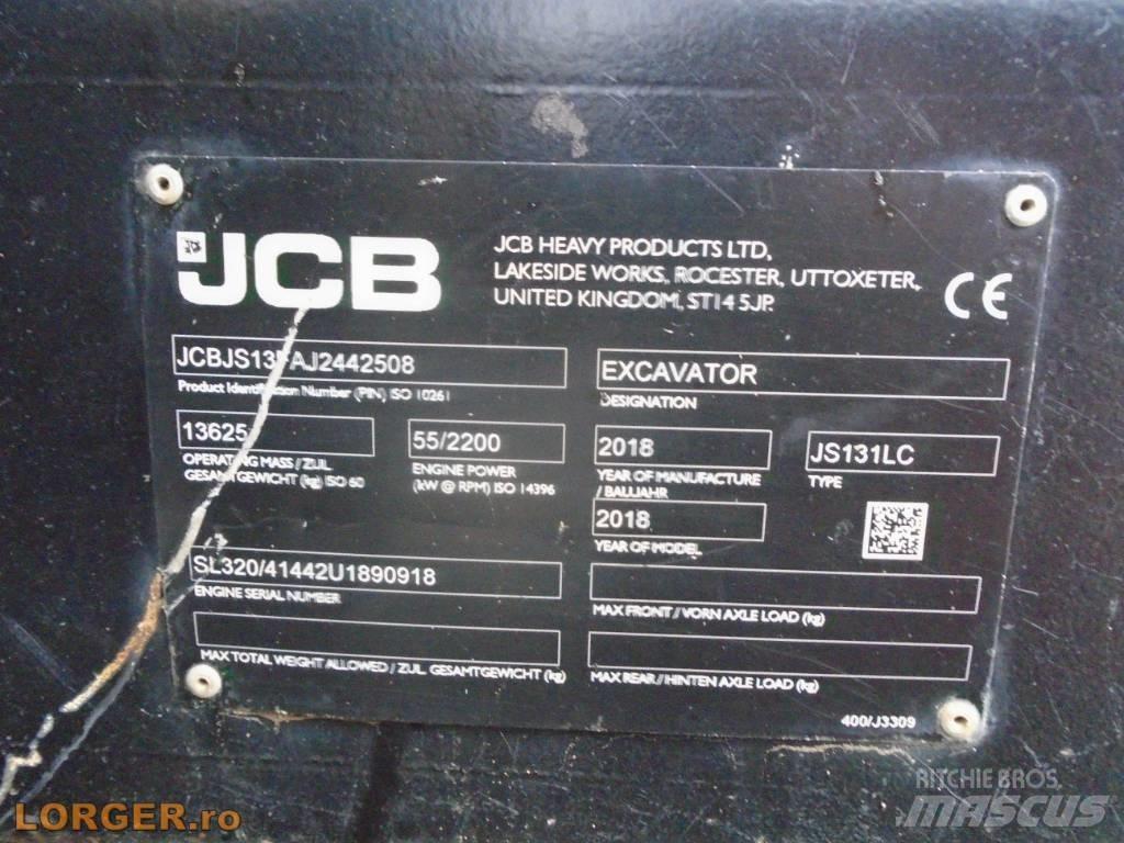 JCB JS 131 LC Telakaivukoneet