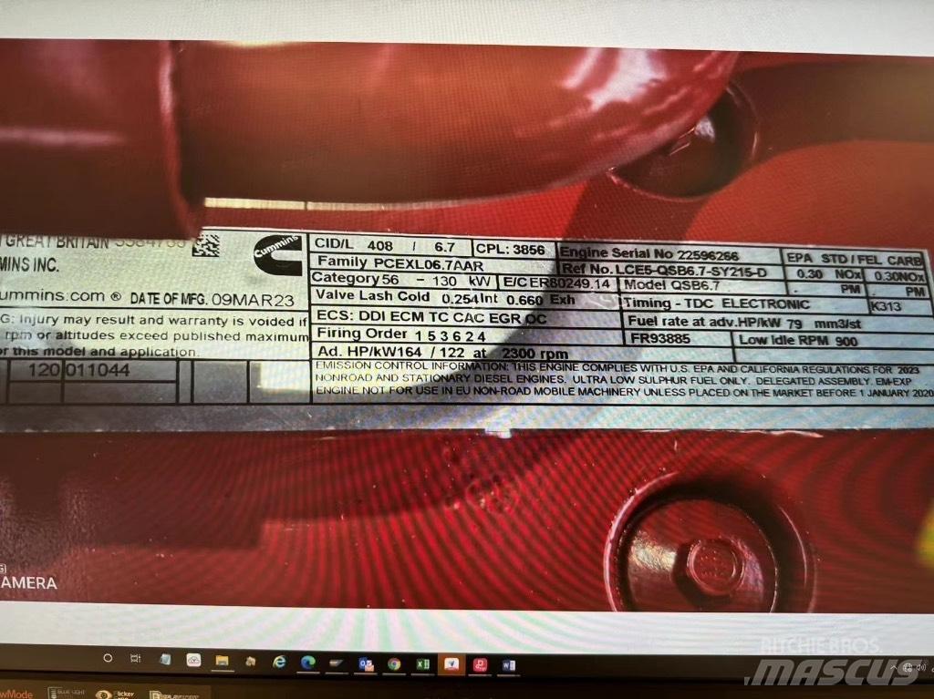 Cummins QSB6.7C-T4 Muut koneet