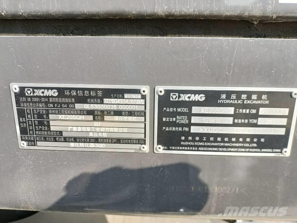 XCMG XE205GH Telakaivukoneet