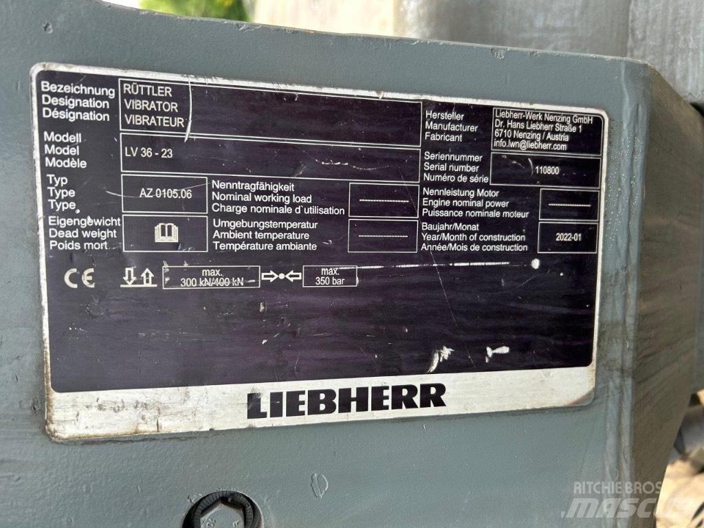Liebherr LV36 Täryjuntat