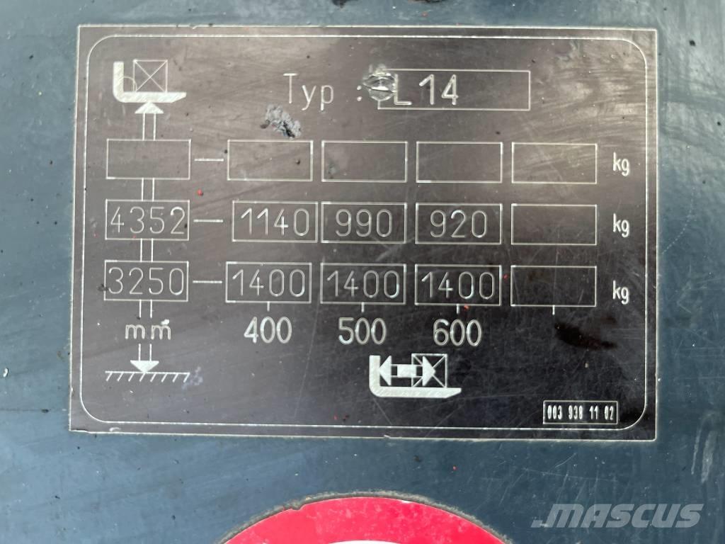 Linde L 14 V-3816 Ajettavat pinoamisvaunut