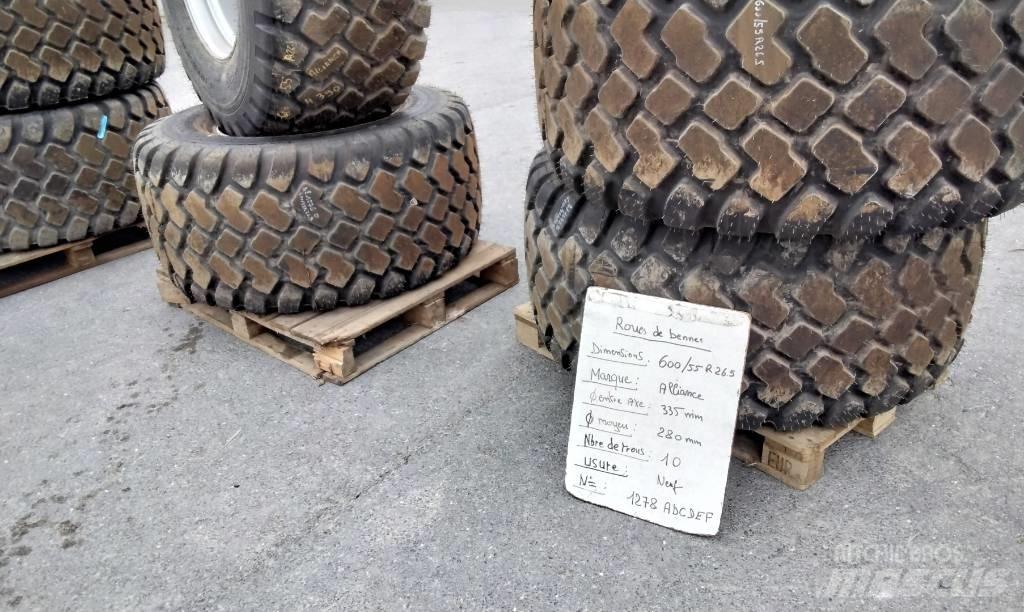 Alliance 600/55R26.5 Renkaat ja vanteet