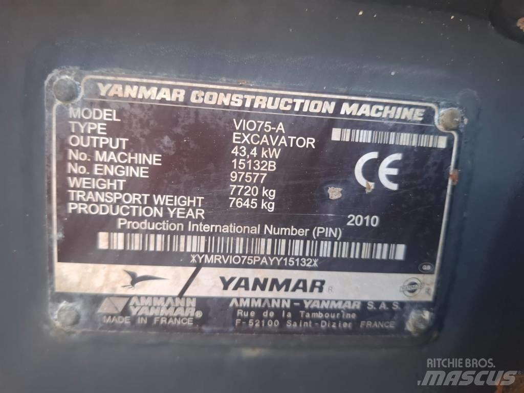 Yanmar Vio 75 A Midikaivukoneet 7t - 12t