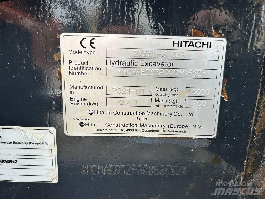 Hitachi ZX55U-6 Minikaivukoneet < 7t