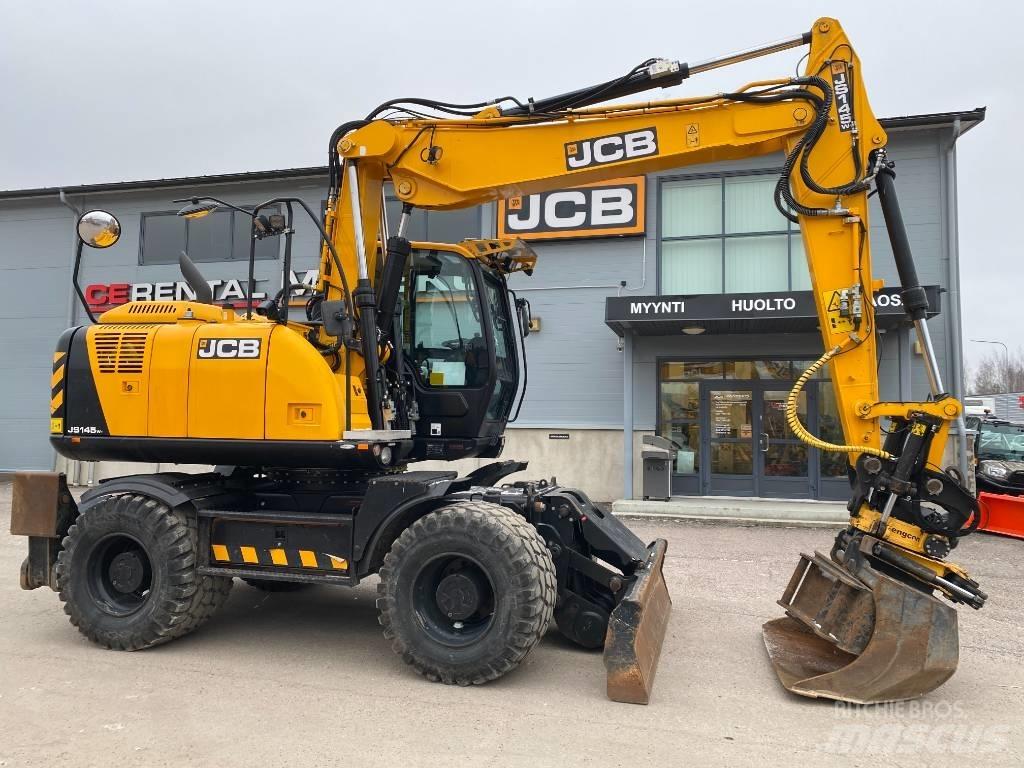 JCB JS145W TAB T4F Pyöräkaivukoneet