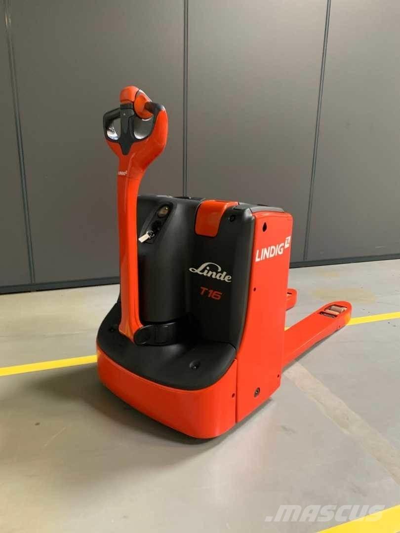 Linde T16 Käyden ajettavat pinoamistrukit