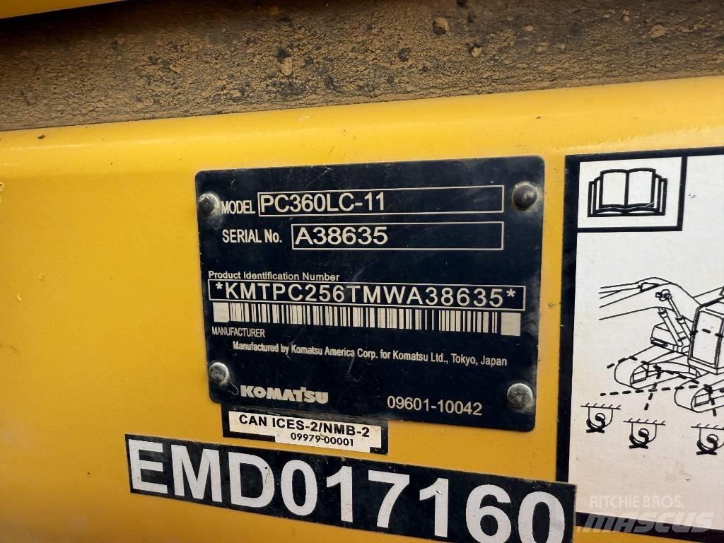 Komatsu PC360LC-11 Telakaivukoneet