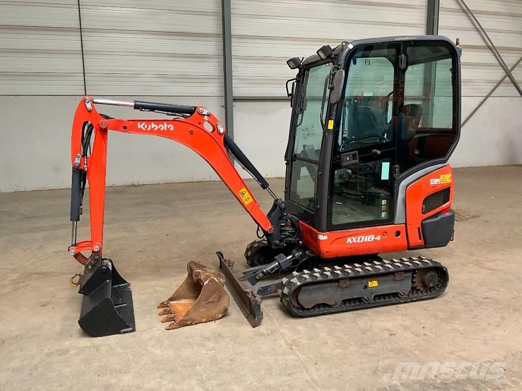 Kubota KX 018-4 Minikaivukoneet < 7t