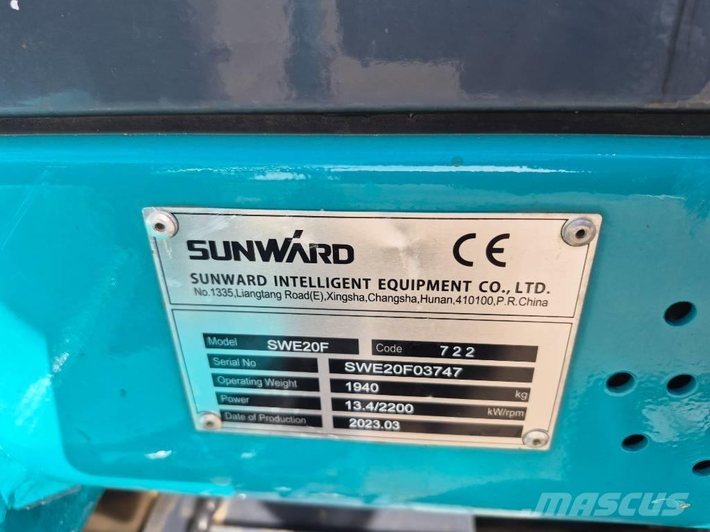 Sunward SWE 20 F Minikaivukoneet < 7t