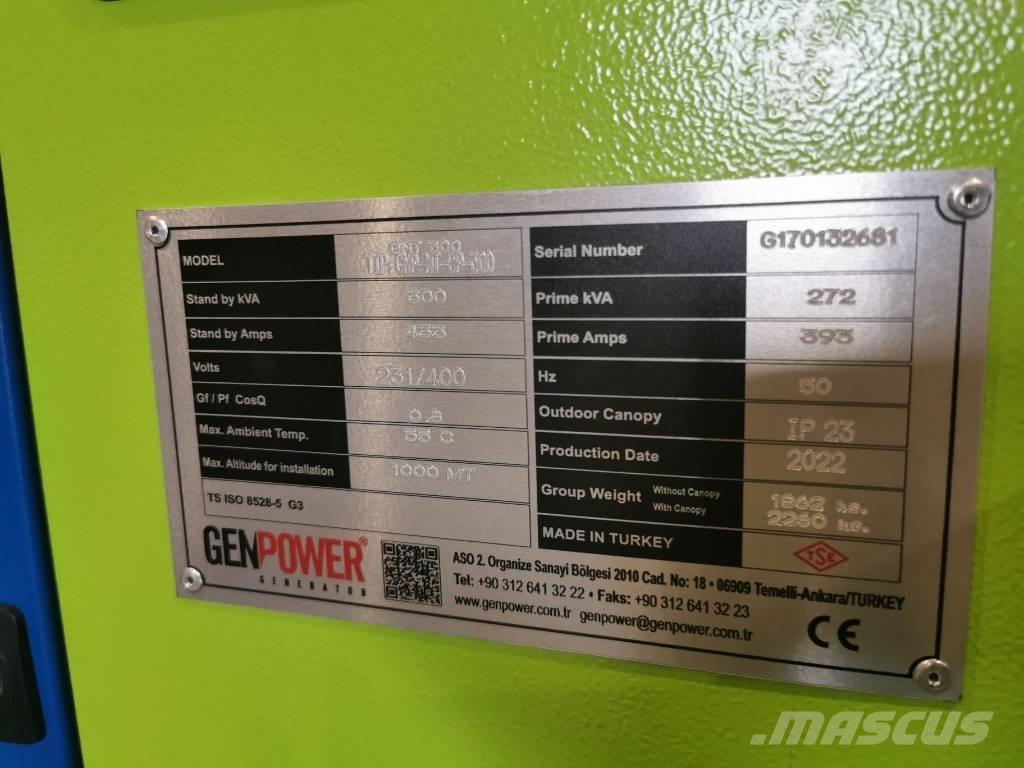 Genpower GNT 300 Dieselgeneraattorit