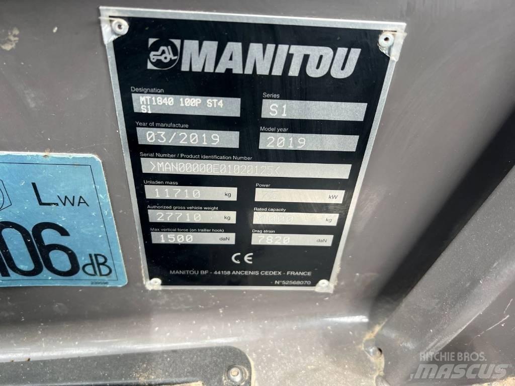 Manitou MT 1840 Kurottajat