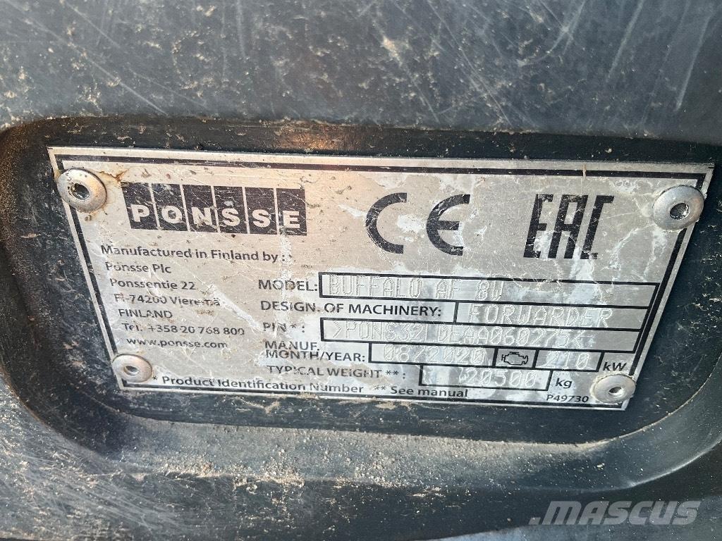 Ponsse BUFFALO AF 8W Kuormatraktorit