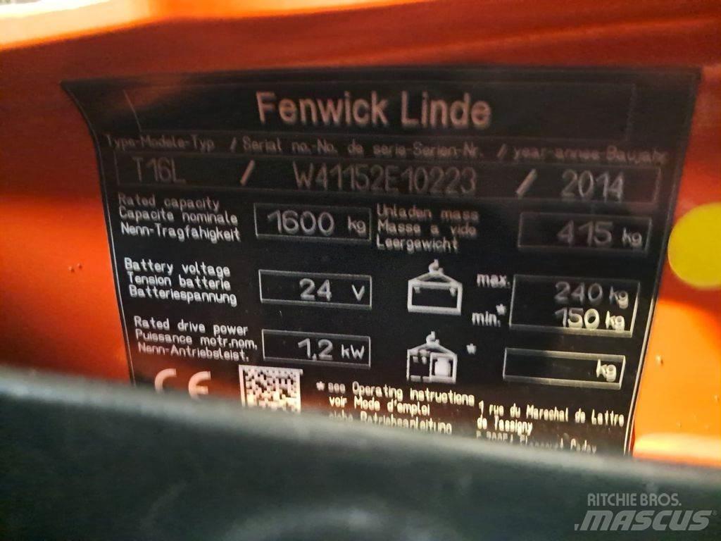 Linde T16L Lavansiirtotrukit