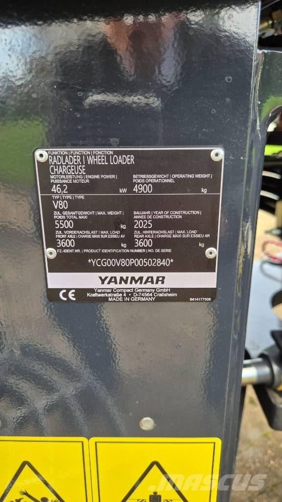 Yanmar V80/5 Pyöräkuormaajat